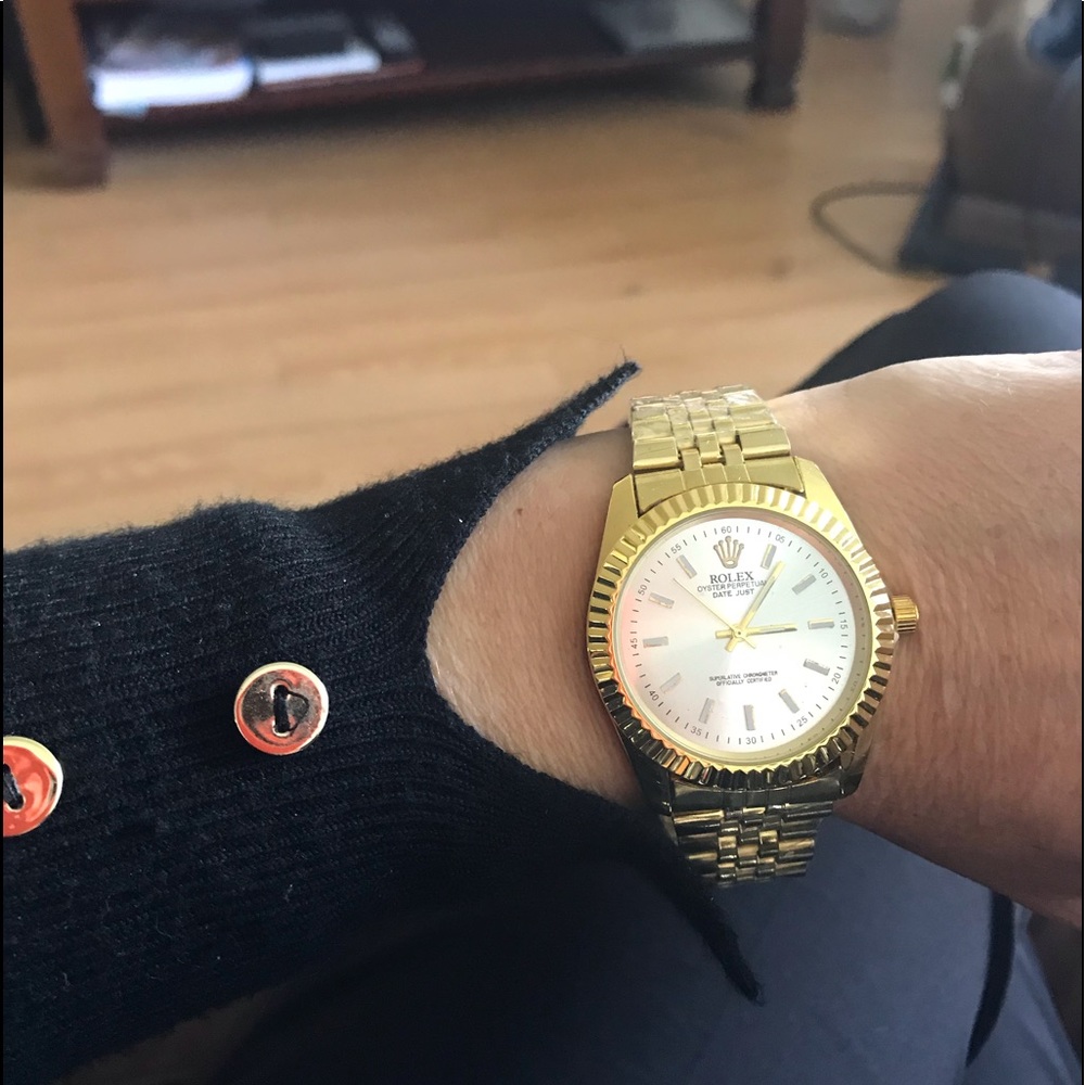 Gold watch